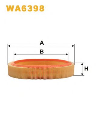WIX FILTERS wa6398 -  Воздушный фильтр